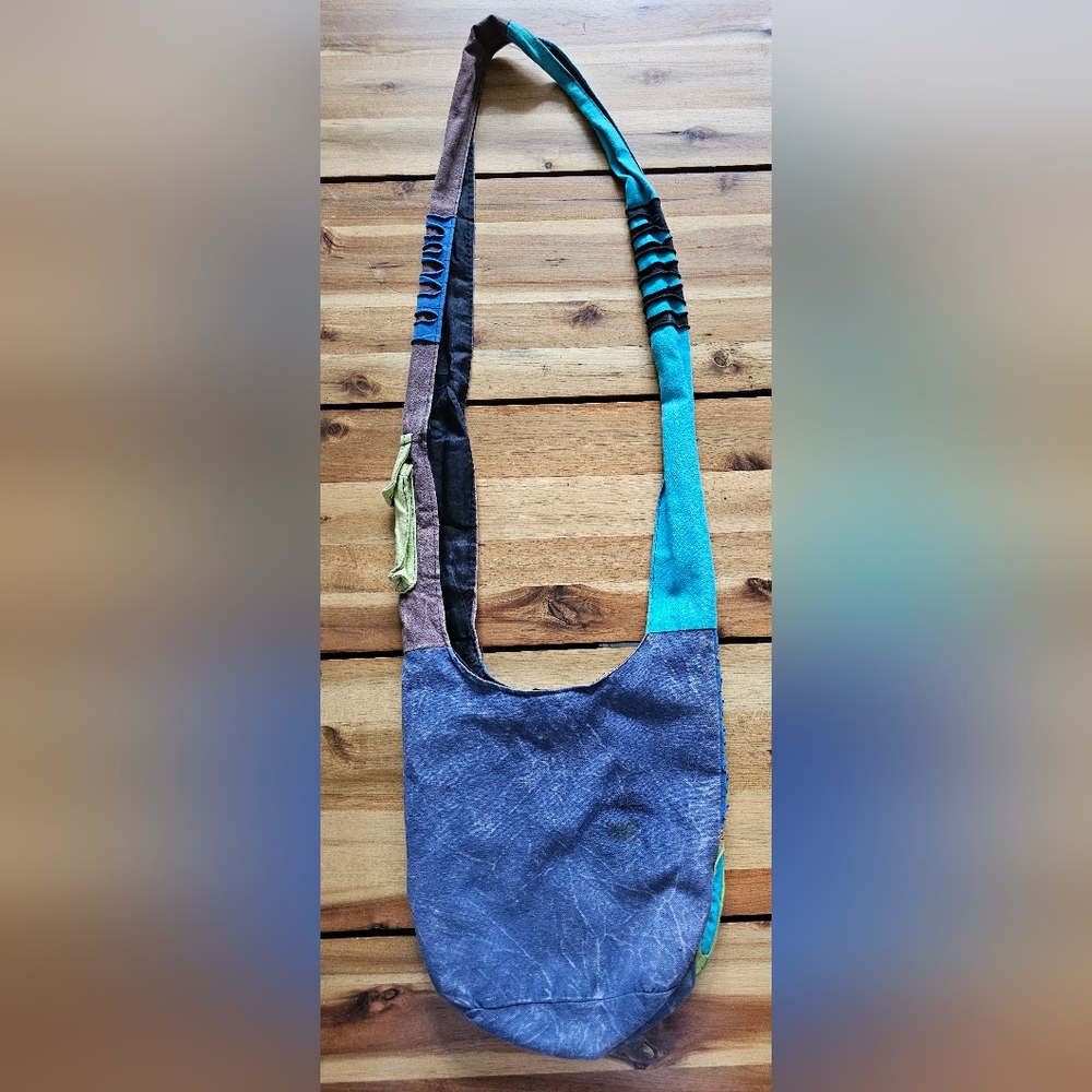 India Boutique Bohemian Crossbody Bag | Made in Nepal - Picture 7 of 16